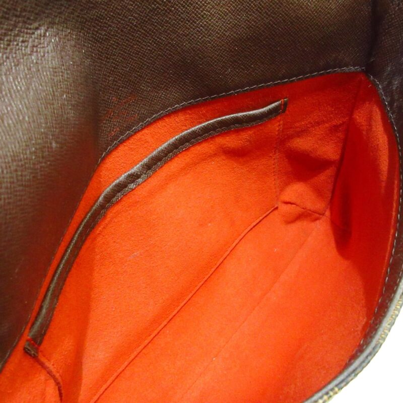 Louis Vuitton Damier Ebene Musette Tango Short Strap (SHG-e3sq6r) AWE - Image 6