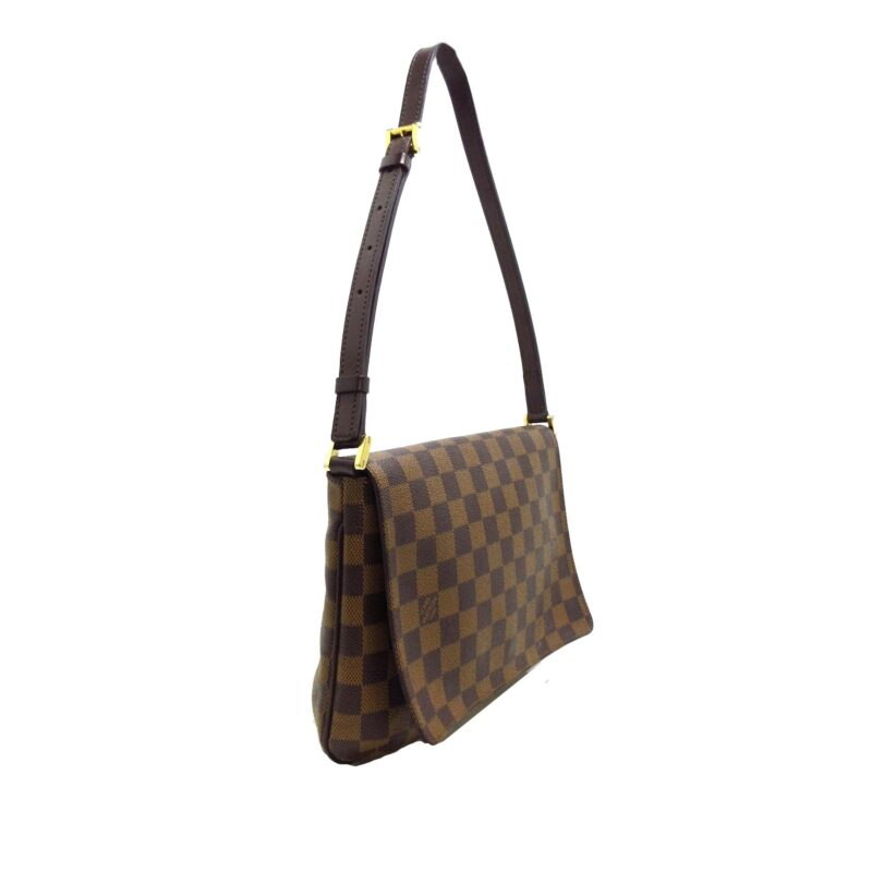 Louis Vuitton Damier Ebene Musette Tango Short Strap (SHG-e3sq6r) AWE