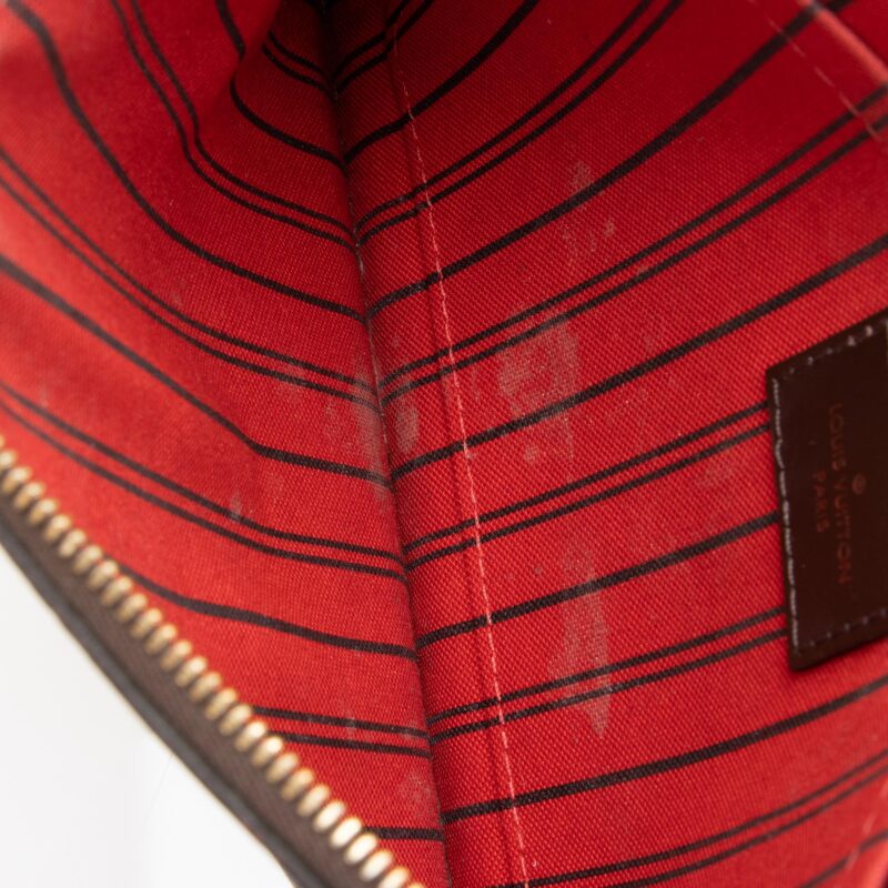Louis Vuitton Damier Ebene Neverfull MM Pochette (SHF-23942) AWE - Image 9