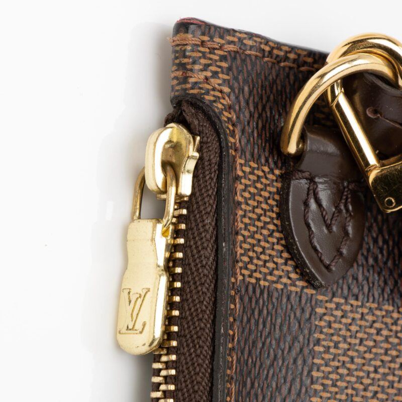 Louis Vuitton Damier Ebene Neverfull MM Pochette (SHF-23942) AWE - Image 6