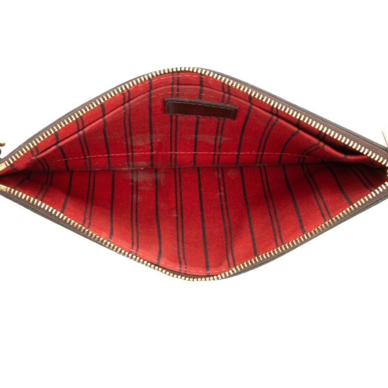 Louis Vuitton Damier Ebene Neverfull MM Pochette (SHF-23942) AWE - Image 4