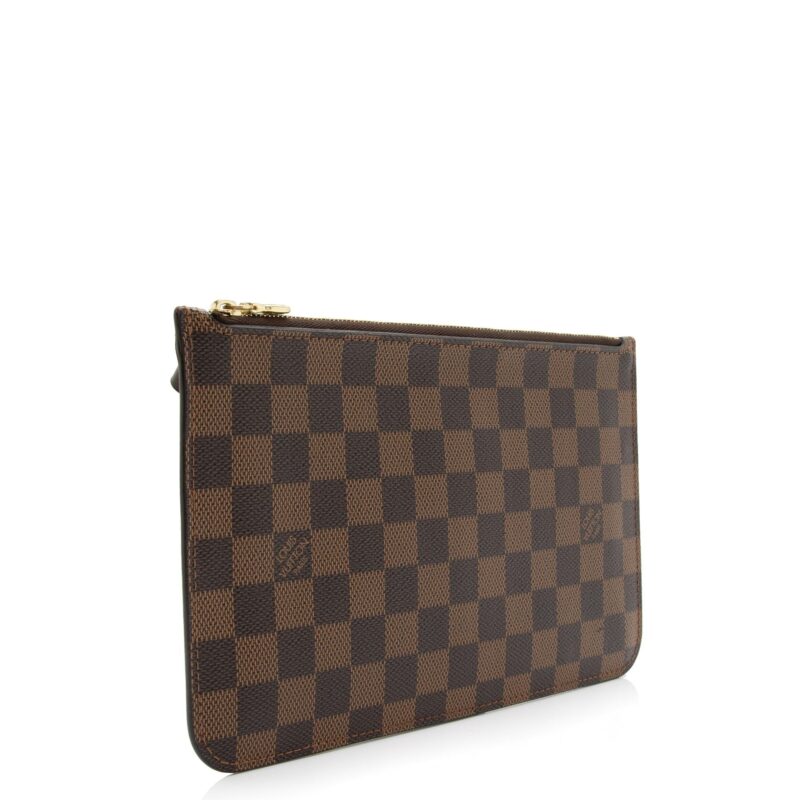 Louis Vuitton Damier Ebene Neverfull MM Pochette (SHF-23942) AWE
