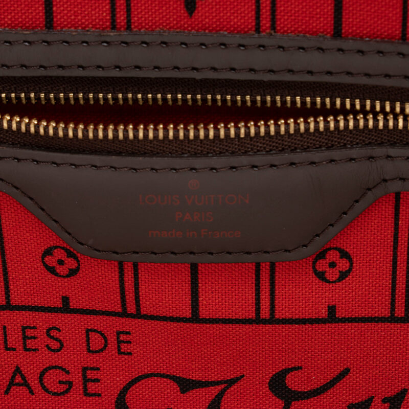 Louis Vuitton Damier Ebene Neverfull MM Tote (SHF-17773) AWE - Image 7