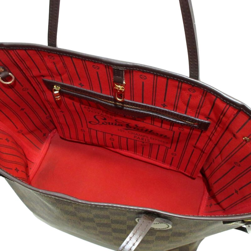 Louis Vuitton Damier Ebene Neverfull MM (SHG-whpvCS) AWE - Image 5