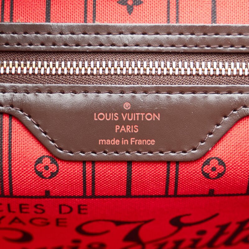 Louis Vuitton Damier Ebene Neverfull MM (SHG-O1toAD) AWE - Image 6