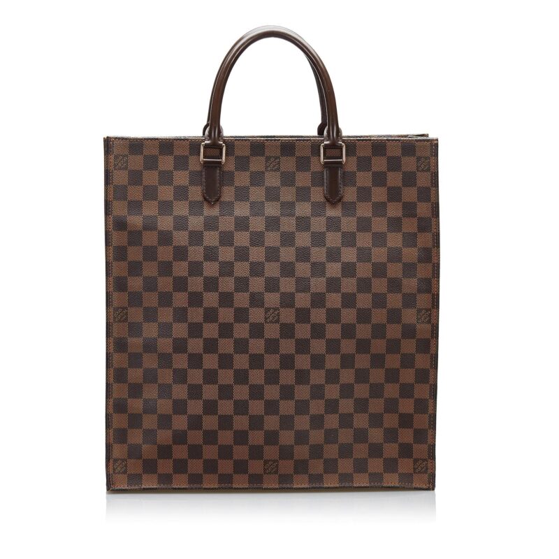 Louis Vuitton Damier Ebene Sac Plat (SHG-yOzQeM) AWE - Image 8
