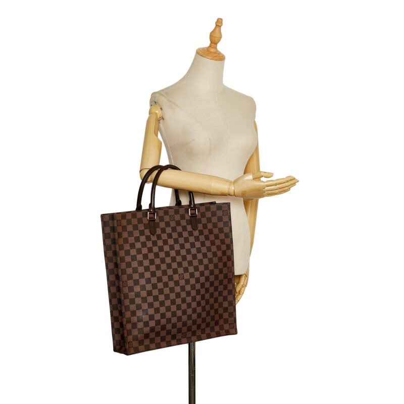Louis Vuitton Damier Ebene Sac Plat (SHG-yOzQeM) AWE - Image 4