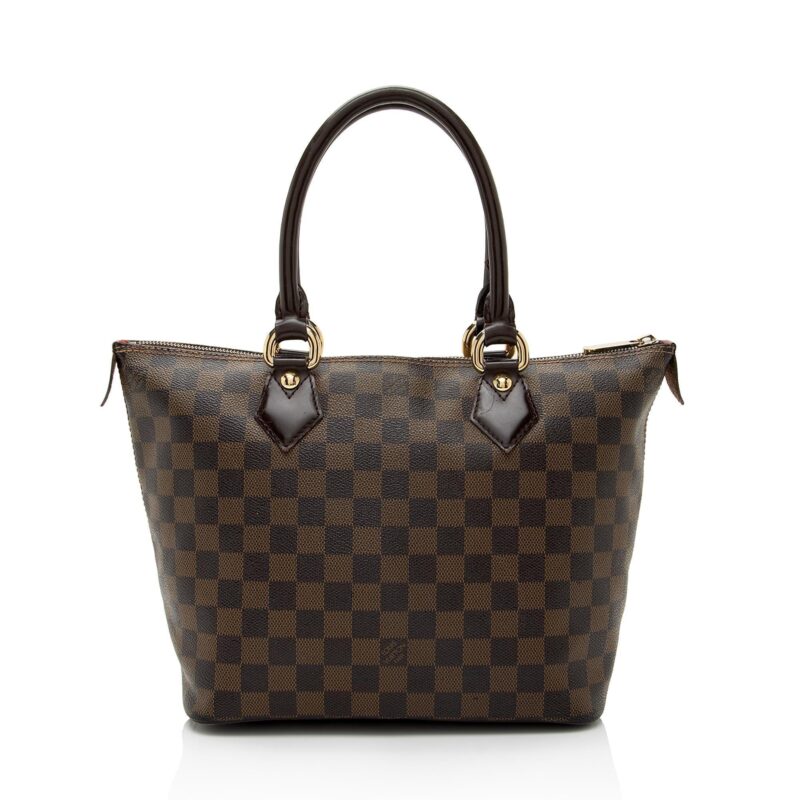 Louis Vuitton Damier Ebene Saleya PM Tote (SHF-yS49Sp) AWE - Image 2