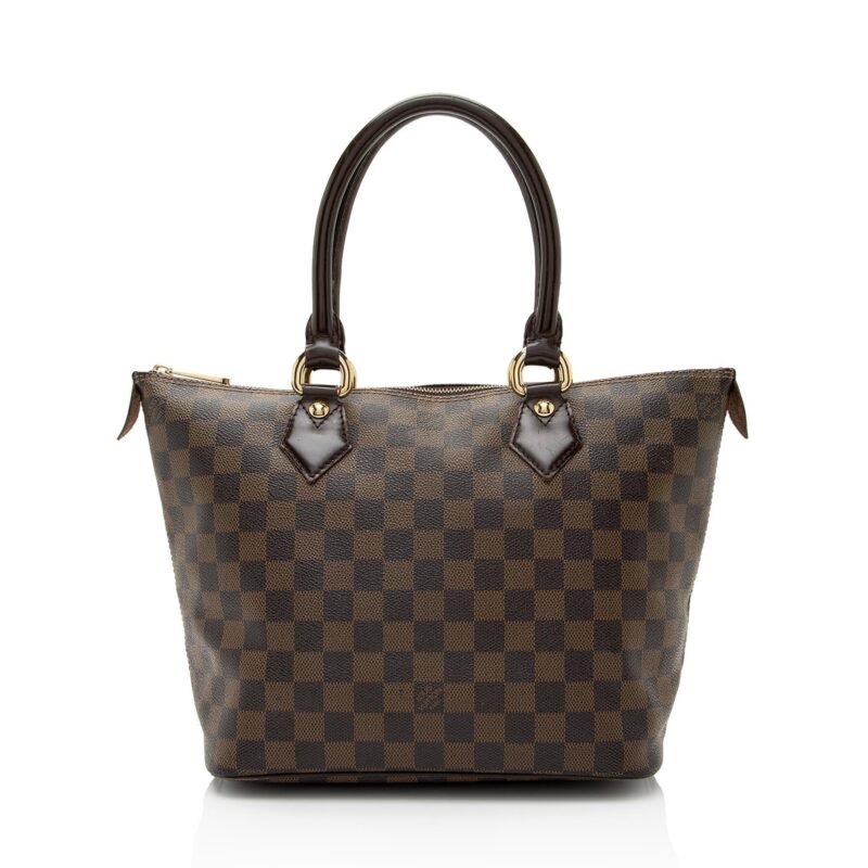 Louis Vuitton Damier Ebene Saleya PM Tote (SHF-yS49Sp) AWE - Image 18