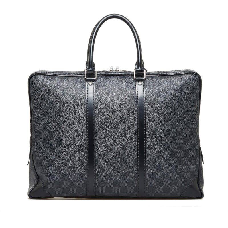 Louis Vuitton Damier Graphite Porte-Documents Voyage (SHG-6dSdmP) AWE - Image 2