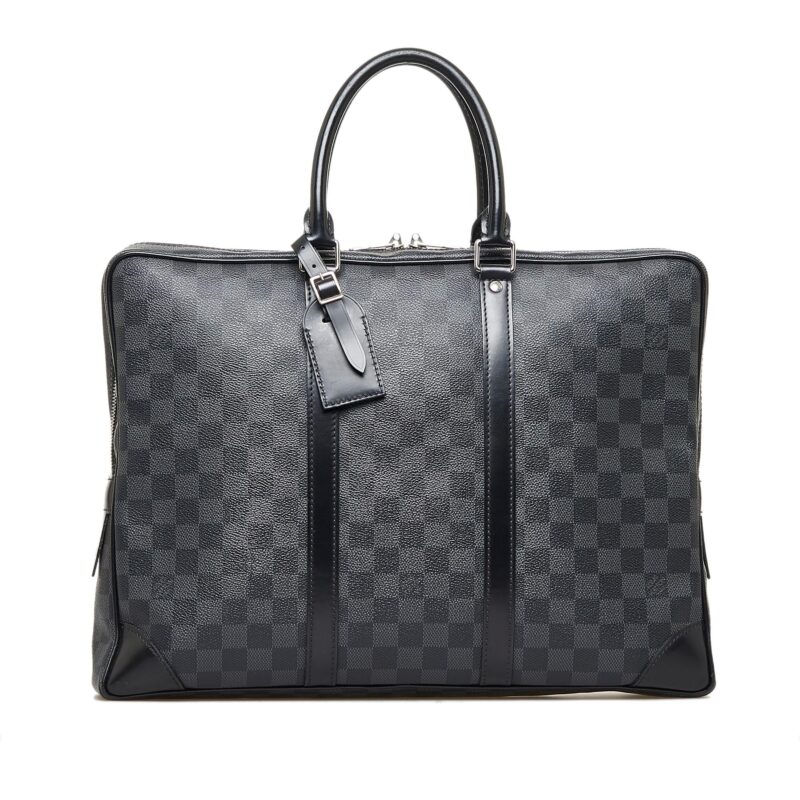 Louis Vuitton Damier Graphite Porte-Documents Voyage (SHG-6dSdmP) AWE - Image 8