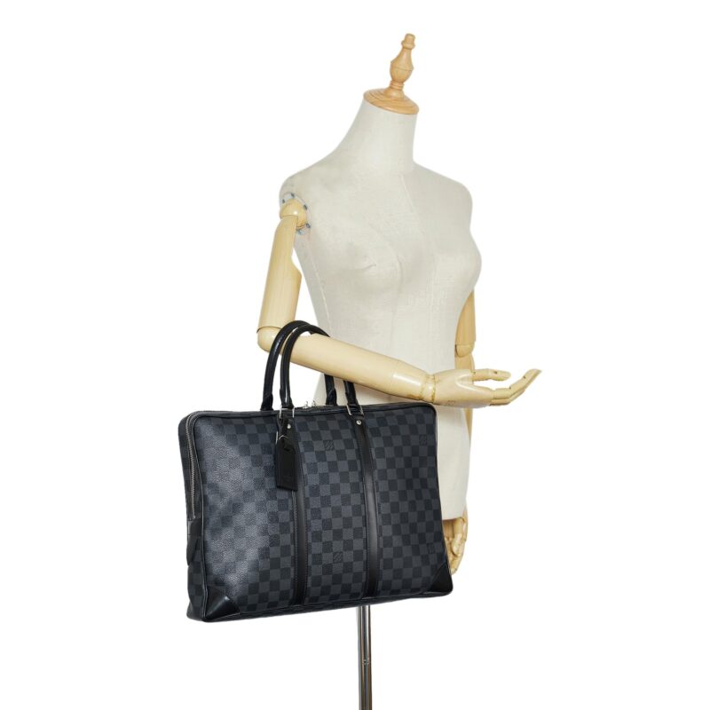 Louis Vuitton Damier Graphite Porte-Documents Voyage (SHG-6dSdmP) AWE - Image 4