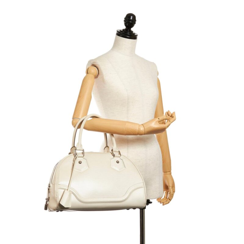 Louis Vuitton Epi Bowling Montaigne PM (SHG-29903) AWE - Image 4