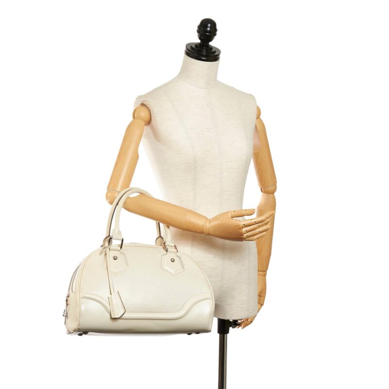 Louis Vuitton Epi Bowling Montaigne PM (SHG-30699) AWE - Image 4
