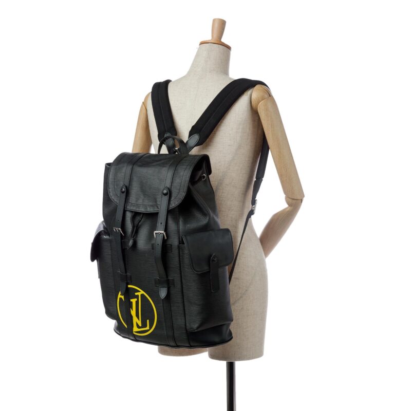 Louis Vuitton Epi Christopher Initials Backpack (SHG-35106) AWE - Image 4