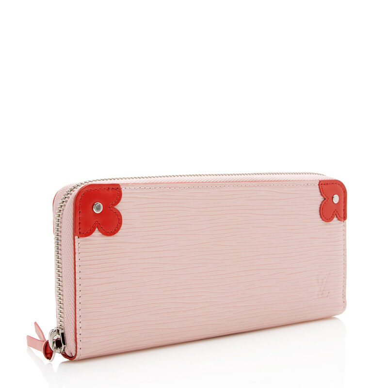Louis Vuitton Epi Leather Blooming Corners Clemence Wallet - FINAL SALE (SHF-17232) AWE