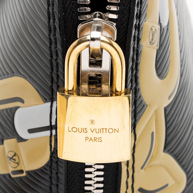 Louis Vuitton Epi Leather Chain Flower Alma PM Satchel (SHF-20005) AWE - Image 8
