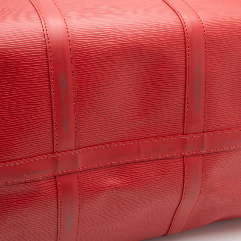 Louis Vuitton Epi Leather Keepall 55 Duffel Bag (SHF-16746) AWE - Image 9