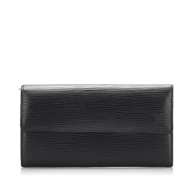 Louis Vuitton Epi Leather Porte-Monnaie Tresor Wallet (SHG-35182) AWE - Image 10
