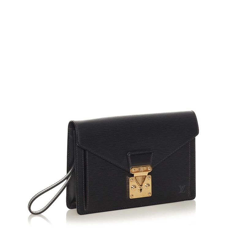 Louis Vuitton Epi Pochette Sellier Dragonne (SHG-27831) AWE