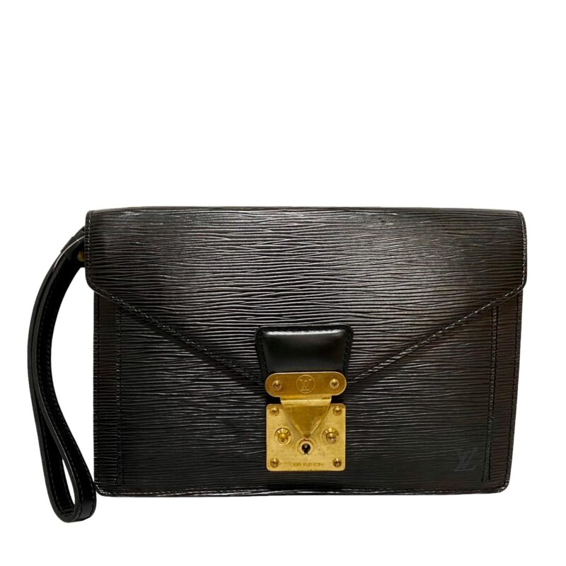 Louis Vuitton Epi Pochette Sellier Dragonne (SHG-29228) AWE - Image 9