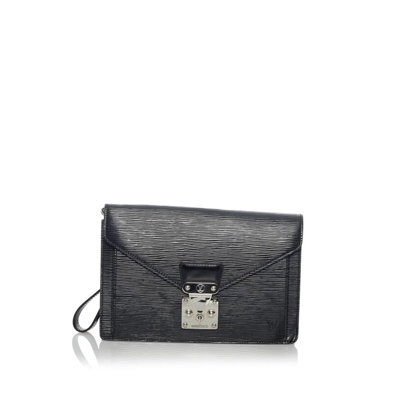 Louis Vuitton Epi Pochette Sellier Dragonne (SHG-29600) AWE - Image 9
