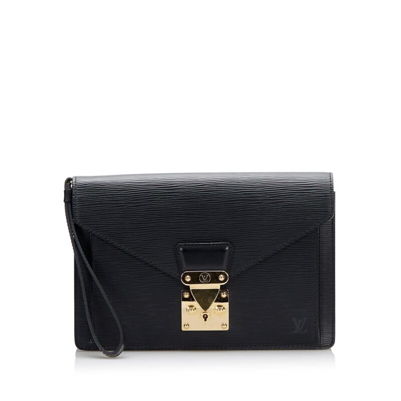 Louis Vuitton Epi Pochette Sellier Dragonne (SHG-7BXL7J) AWE - Image 9