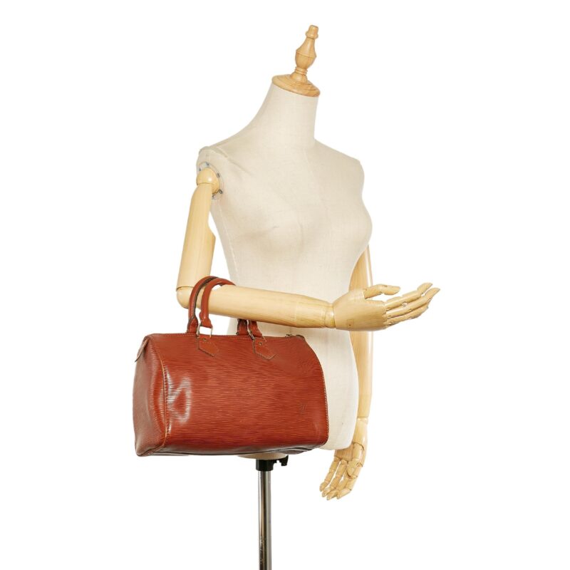 Louis Vuitton Epi Speedy 30 (SHG-25688) AWE - Image 4
