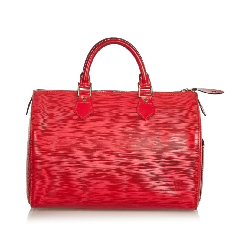 Louis Vuitton Epi Speedy 30 (SHG-25871) AWE - Image 9