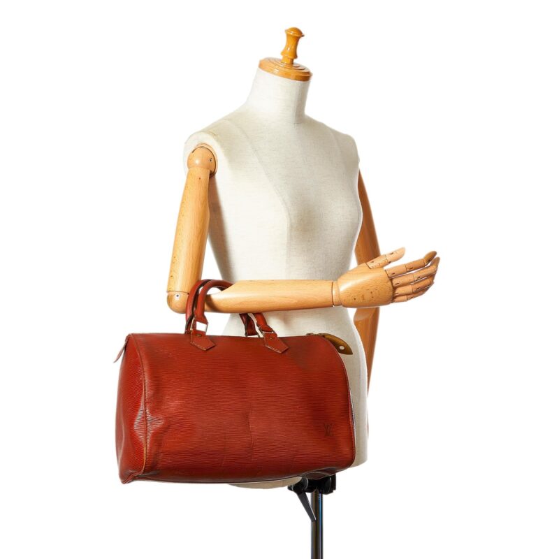 Louis Vuitton Epi Speedy 30 (SHG-26173) AWE - Image 4