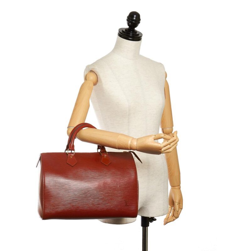 Louis Vuitton Epi Speedy 30 (SHG-29912) AWE - Image 4