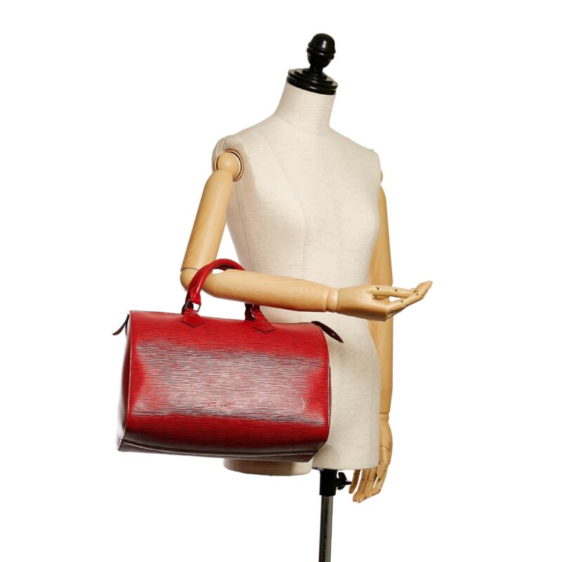 Louis Vuitton Epi Speedy 30 (SHG-30832) AWE - Image 4