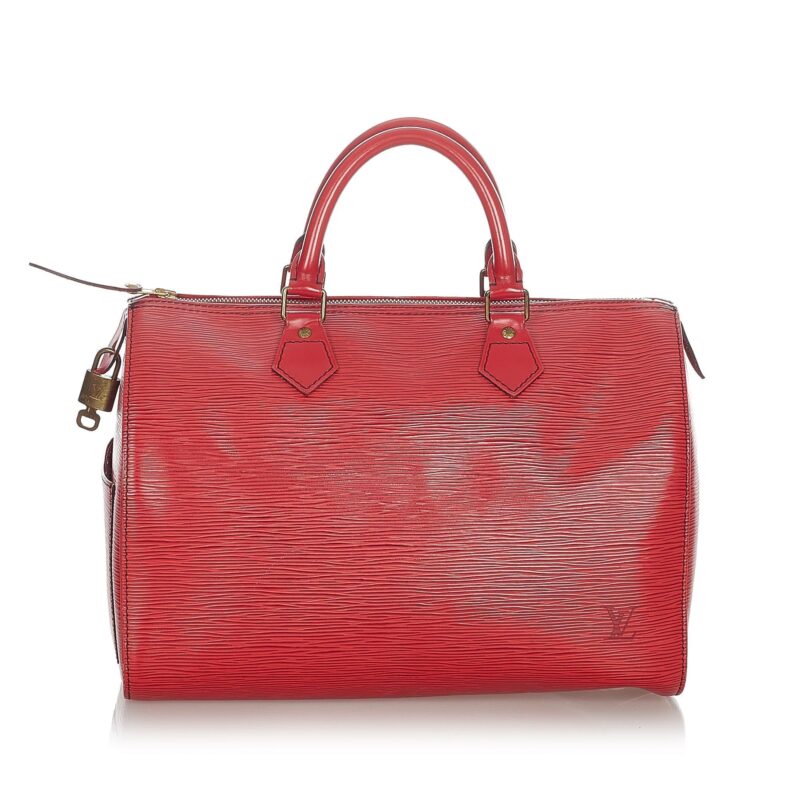 Louis Vuitton Epi Speedy 35 (SHG-22813) AWE - Image 2