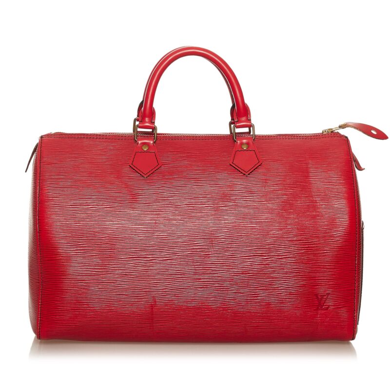 Louis Vuitton Epi Speedy 35 (SHG-29301) AWE - Image 10