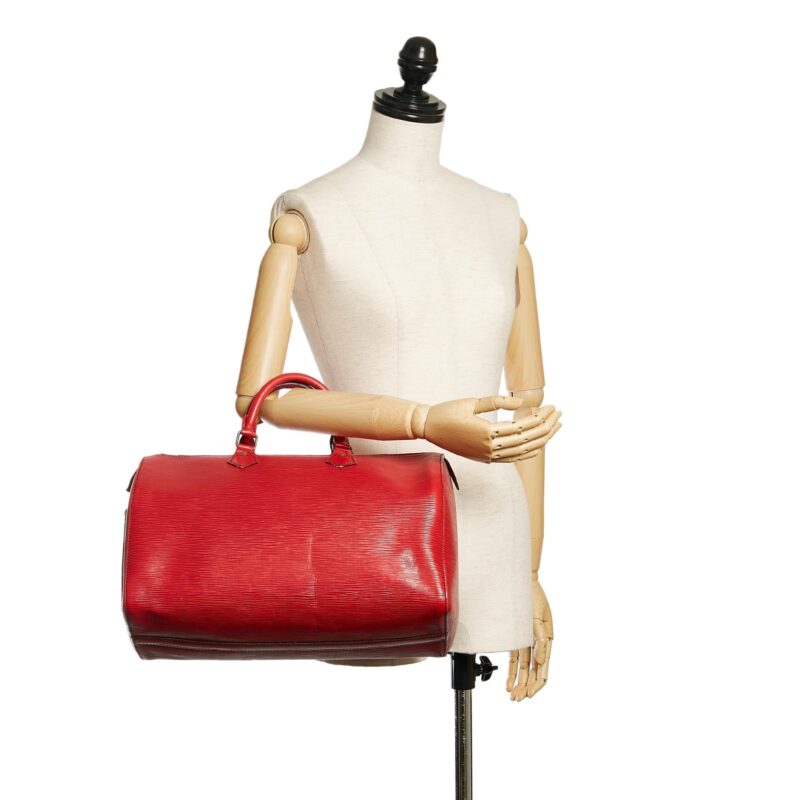 Louis Vuitton Epi Speedy 35 (SHG-29301) AWE - Image 4