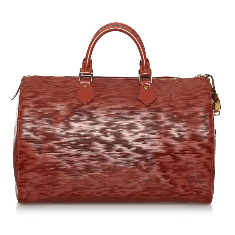 Louis Vuitton Epi Speedy 35 (SHG-30541) AWE - Image 2