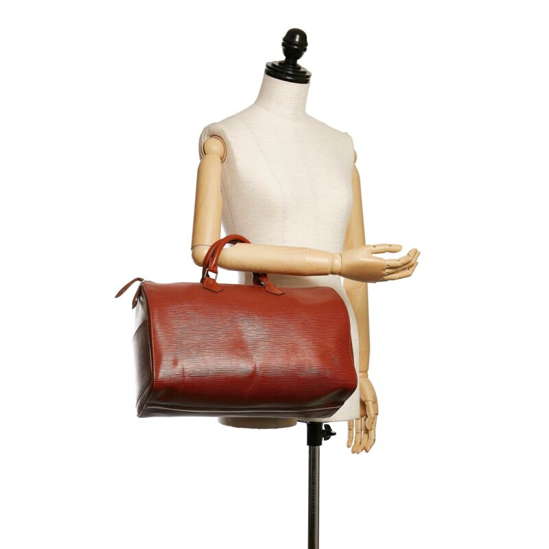 Louis Vuitton Epi Speedy 35 (SHG-30541) AWE - Image 4