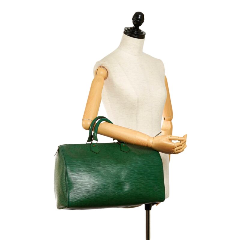 Louis Vuitton Epi Speedy 35 (SHG-30610) AWE - Image 4