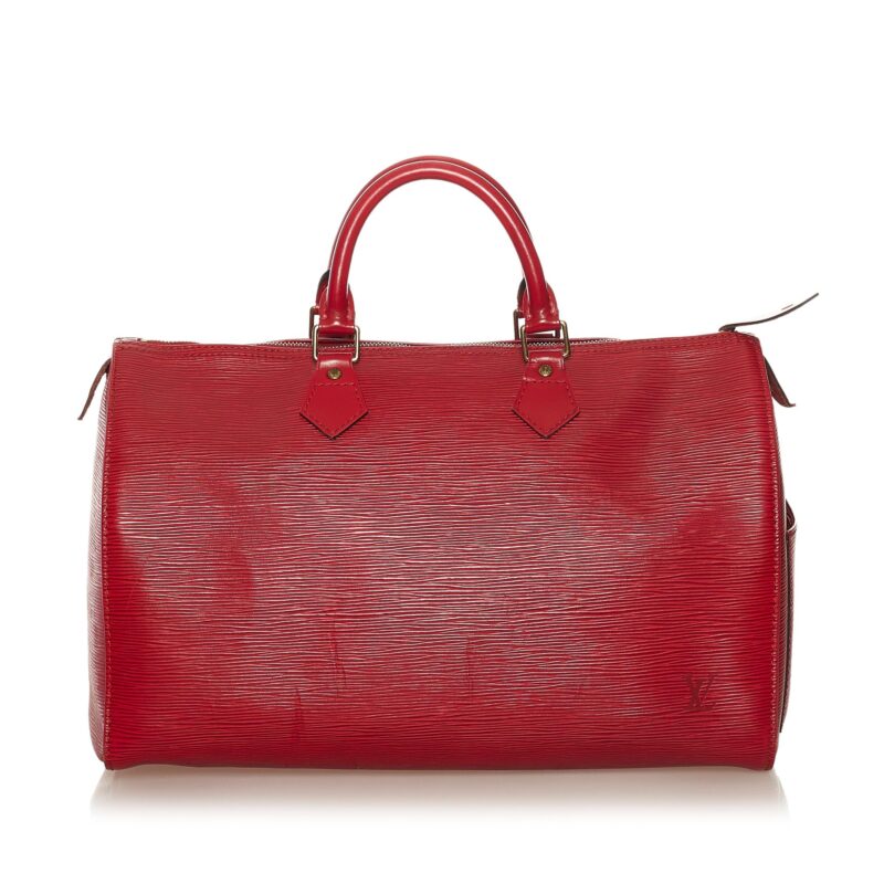 Louis Vuitton Epi Speedy 35 (SHG-34366) AWE - Image 9