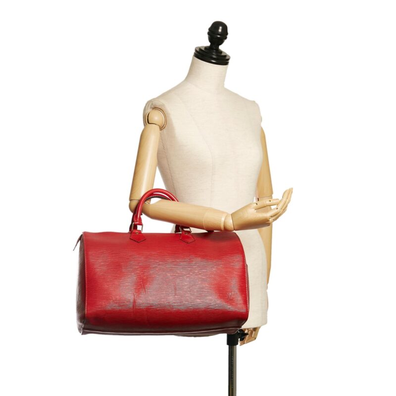 Louis Vuitton Epi Speedy 35 (SHG-34366) AWE - Image 4