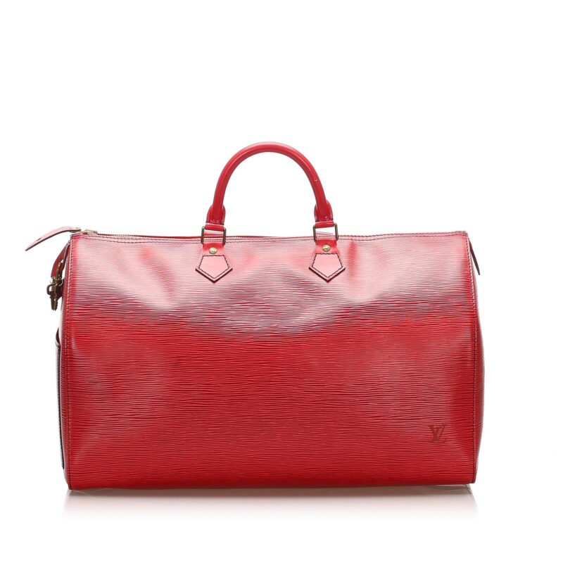 Louis Vuitton Epi Speedy 40 (SHG-22724) AWE - Image 9