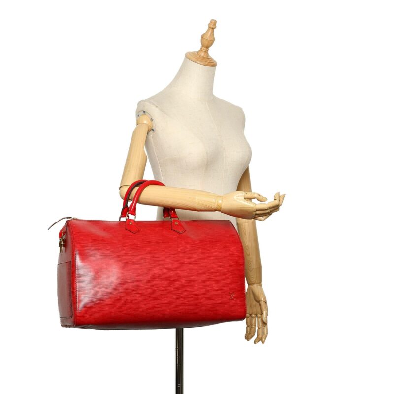 Louis Vuitton Epi Speedy 40 (SHG-22724) AWE - Image 4