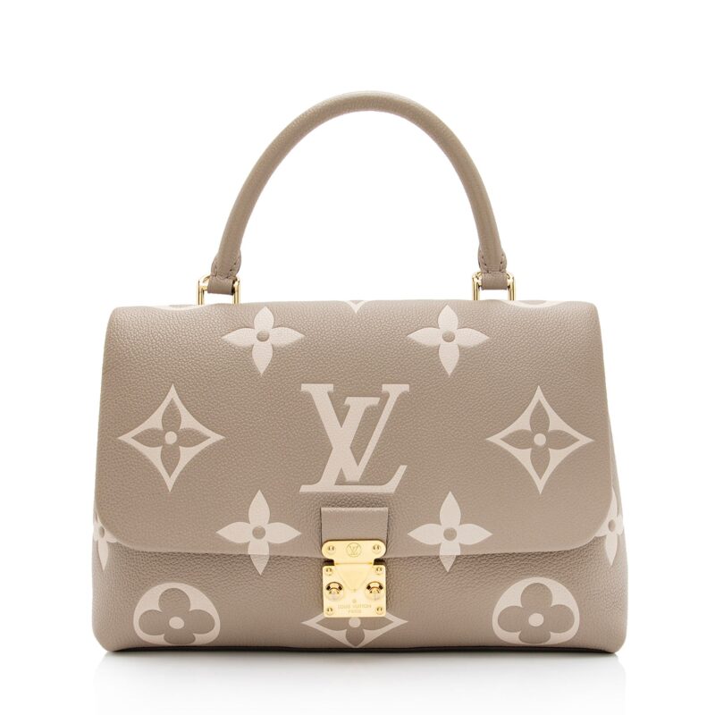 Louis Vuitton Giant Monogram Empreinte Madeleine MM Top Handle Bag (SHF-yODfGB) AWE - Image 15