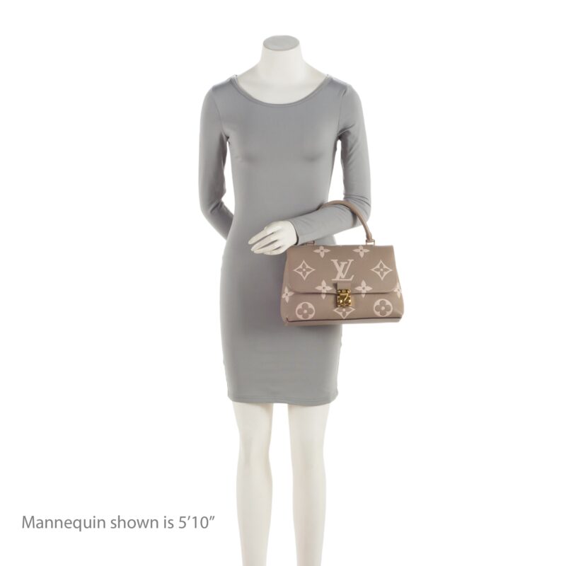 Louis Vuitton Giant Monogram Empreinte Madeleine MM Top Handle Bag (SHF-yODfGB) AWE - Image 4
