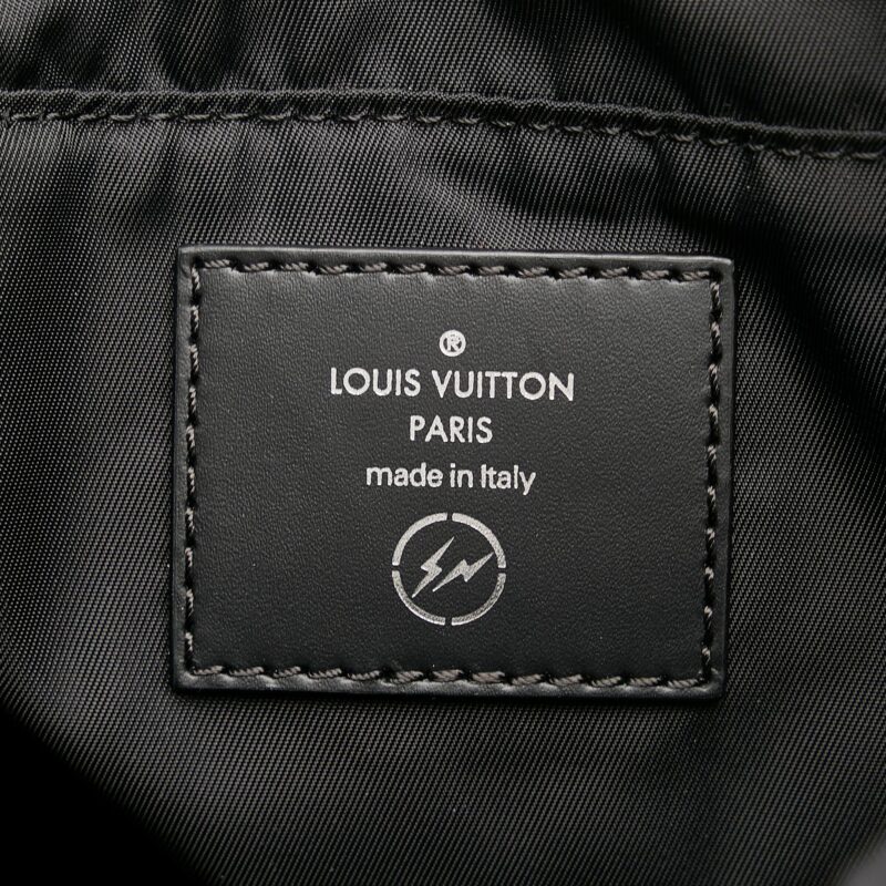 Louis Vuitton LV X Fragment Monogram Eclipse Bucket Bag (SHG-MQ6c0d) AWE - Image 6