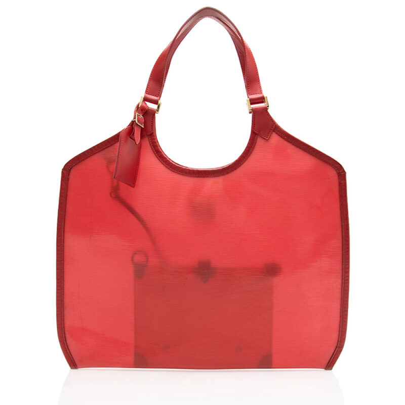 Louis Vuitton Limited Edition Epi Plage Lagoon GM Tote (SHF-18277) AWE - Image 20