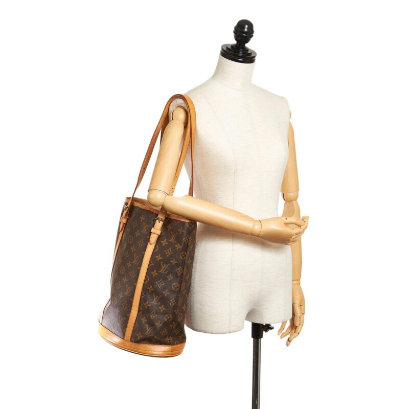 Louis Vuitton Monogram Bucket GM (SHG-36627) AWE - Image 14