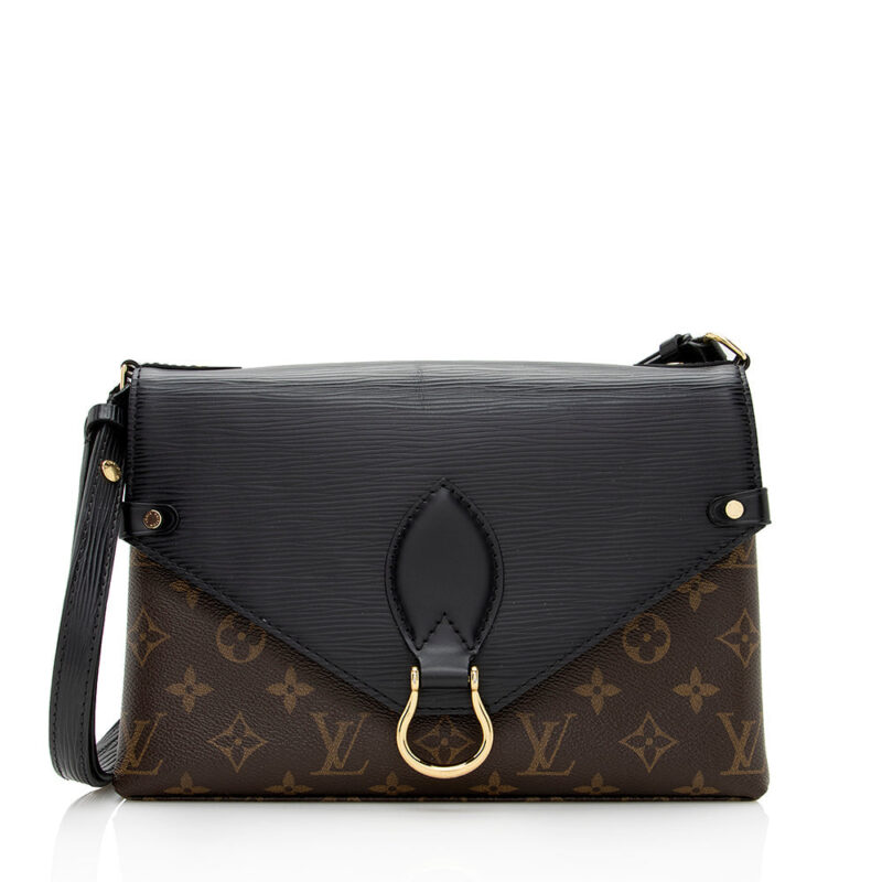 Louis Vuitton Monogram Canvas Epi Leather Saint Michel Shoulder Bag (SHF-20291) AWE - Image 15