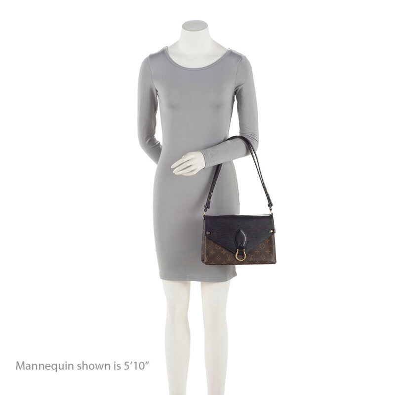 Louis Vuitton Monogram Canvas Epi Leather Saint Michel Shoulder Bag (SHF-20291) AWE - Image 4
