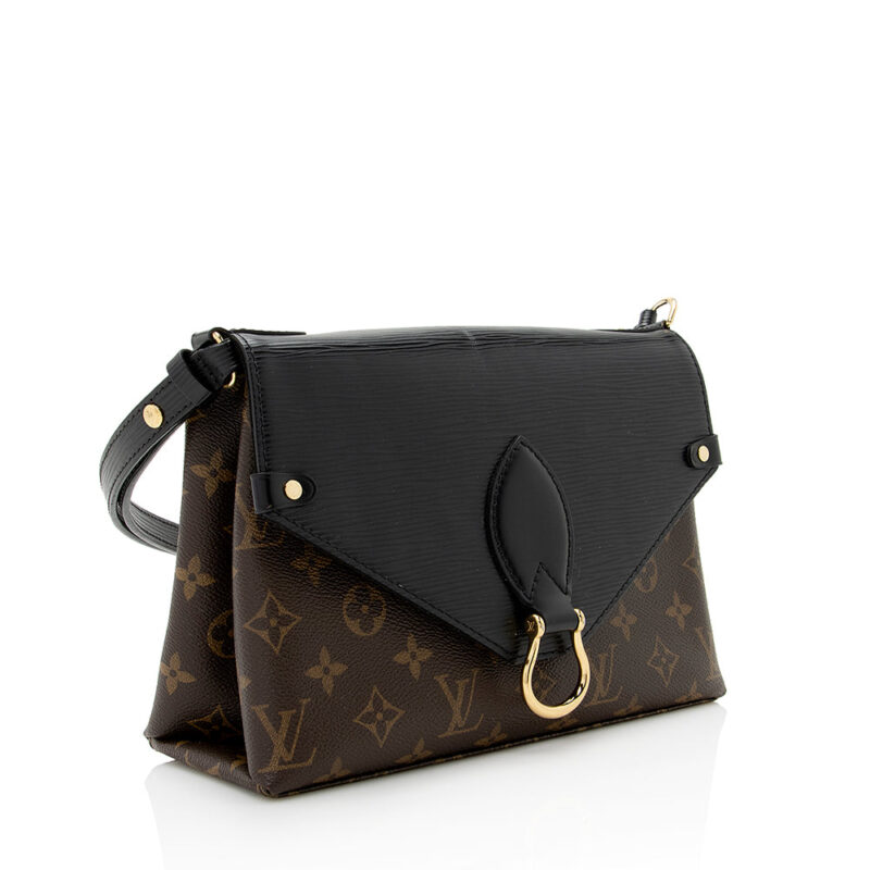 Louis Vuitton Monogram Canvas Epi Leather Saint Michel Shoulder Bag (SHF-20291) AWE